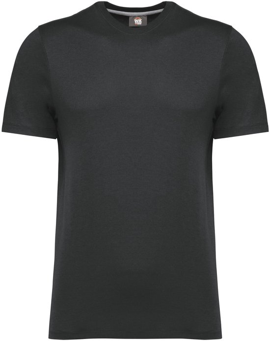 Coupe du monde. T-shirt Homme Designed To Work avec traitement antibactérien WK306 - Gris Foncé - 5XL