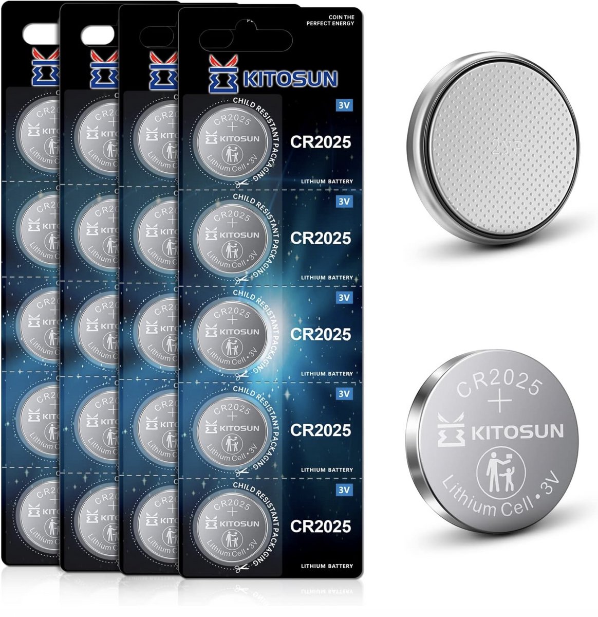 CR2025 Batterijen - 20 stuks - 3V lithium knoopcel - hoge kwaliteit