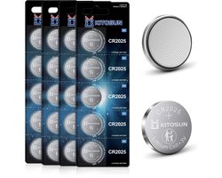 CR2025 Batterijen - 20 stuks - 3V lithium knoopcel - hoge kwaliteit