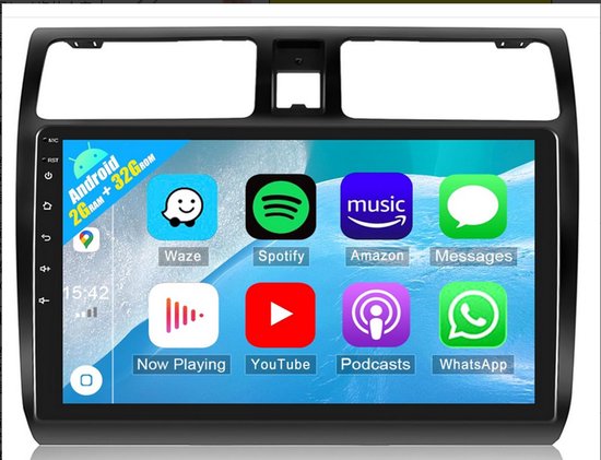 KAM 64G AUTORADIO Carplay ChatGPT Android 15 Navi Für Golf 5 6 Plus