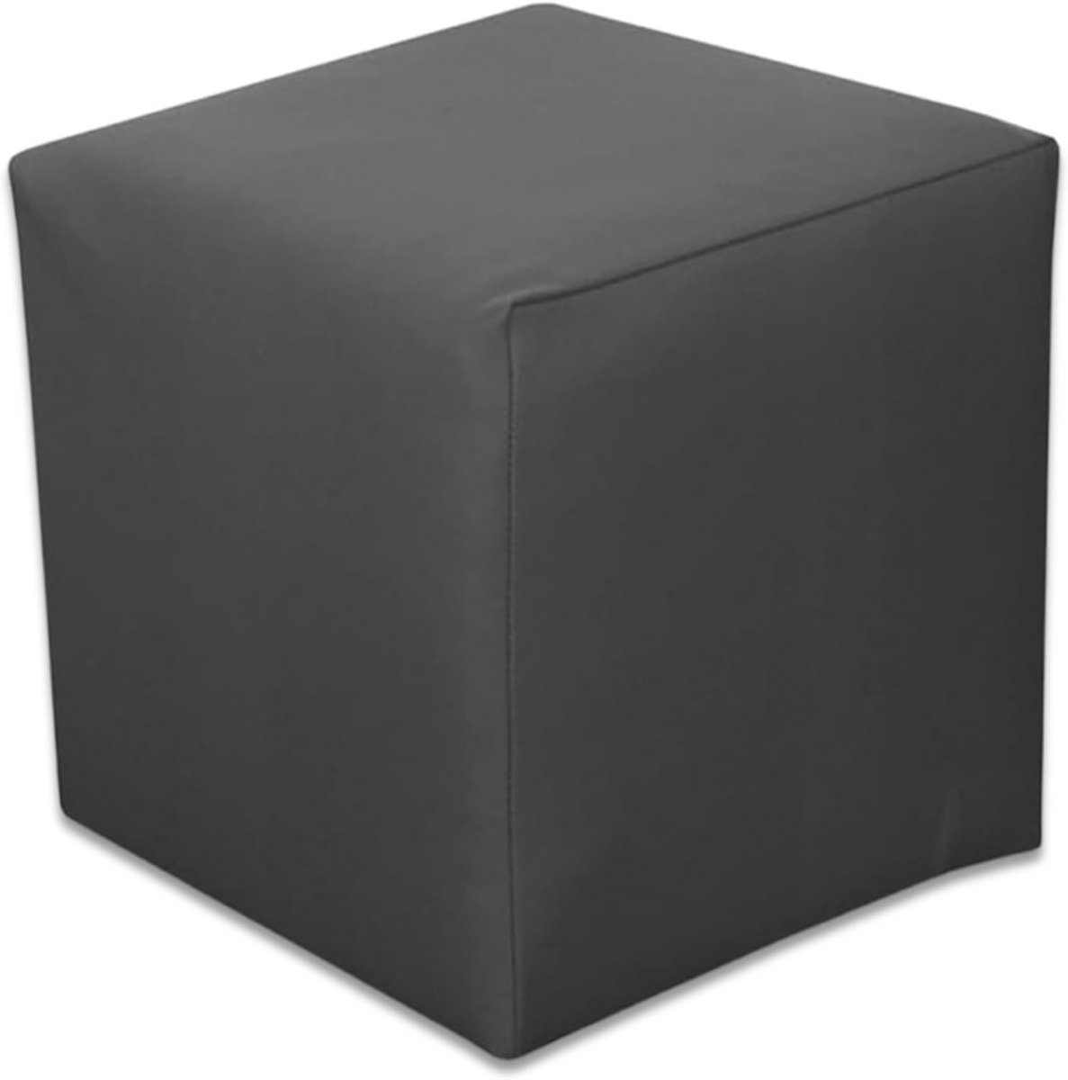 Zitkubus Kunstleer Voetenbank 40x40 cm - Stabiliteit en Comfort voor Woonkamer en Meer