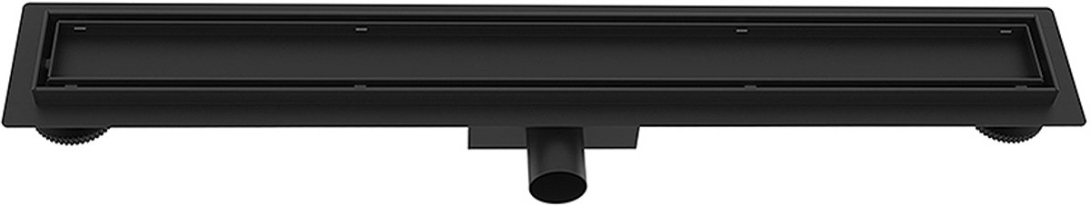 Profielenloods - Douchegoot mat zwart - Drain - 70cm