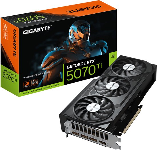 VGA Gigabyte GeForce RTX 5070 Ti WINDFORCE OC V2 16G