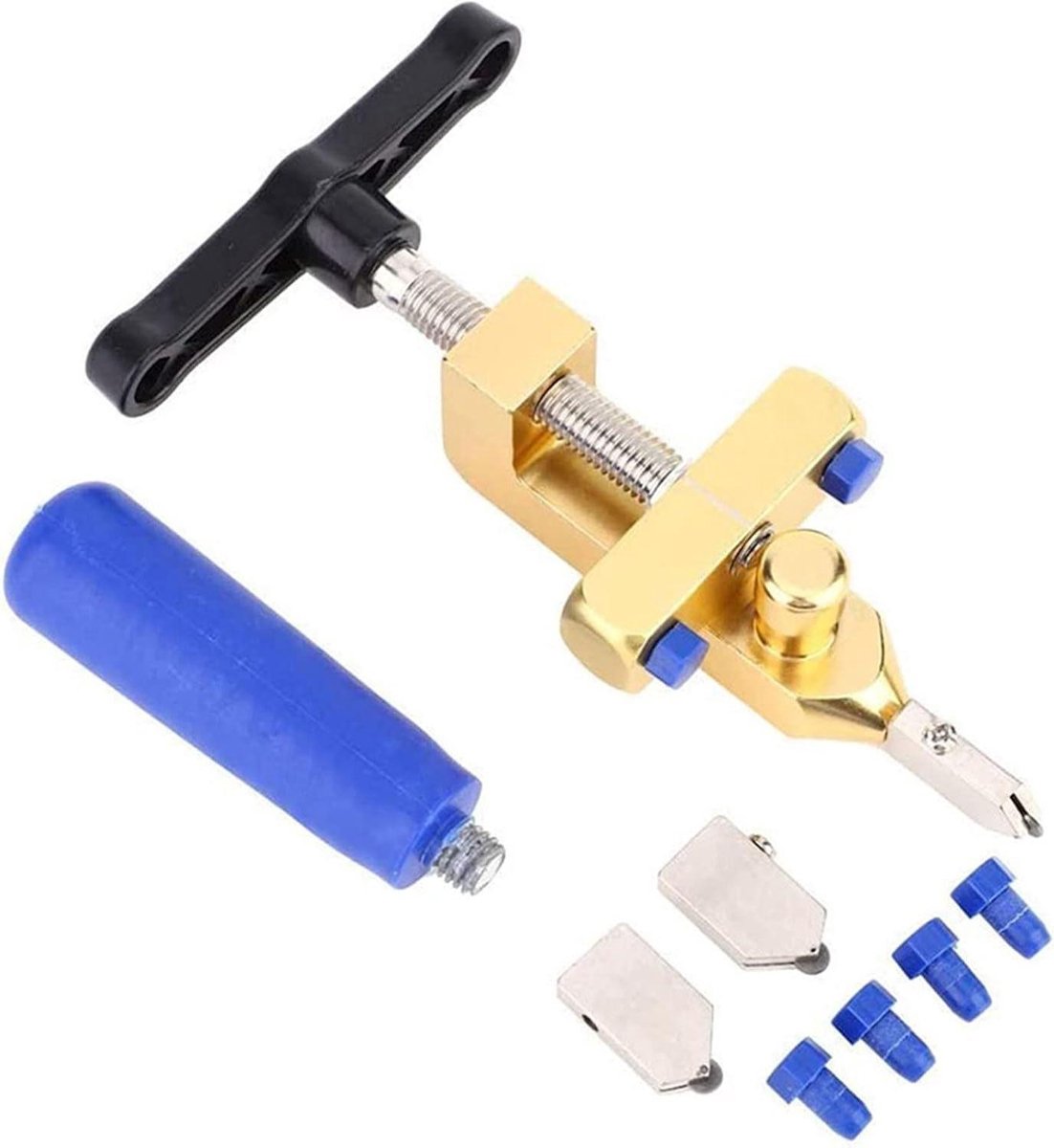 E-Ambar - Handmatige Tegelsnijder met 2-in-1 Gereedschapsset voor Glas, Spiegel en Keramische Tegels