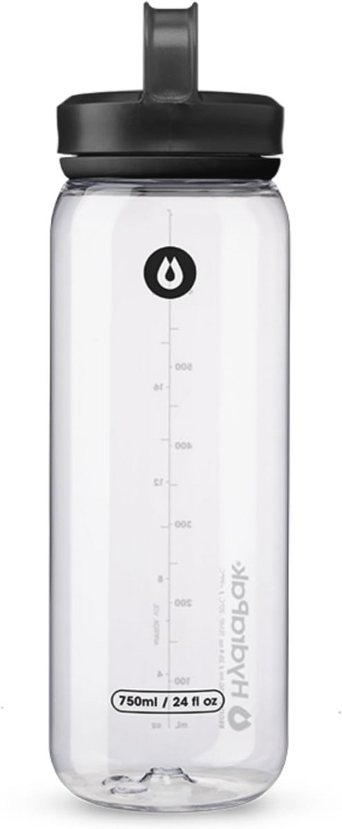 Milieuvriendelijke Waterfles van 750 ml met Schroefdeksel en Draagband - Gerecycled Kunststof