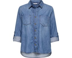 ONLY - ONLYASMIN SHIRT L/S DNM AKM NOOS - Dames - Blouses