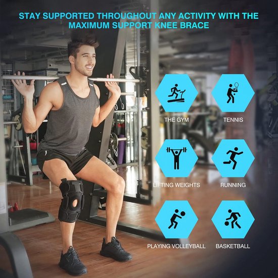 Hansaplast Sport Verstelbare Neopreen Kniebandage 282004 - Nu 24% korting