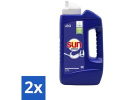 Sun - Vaatwaspoeder - 80 Wasbeurten - 1.36 kg - Voordeelverpakking - 2 stuks
