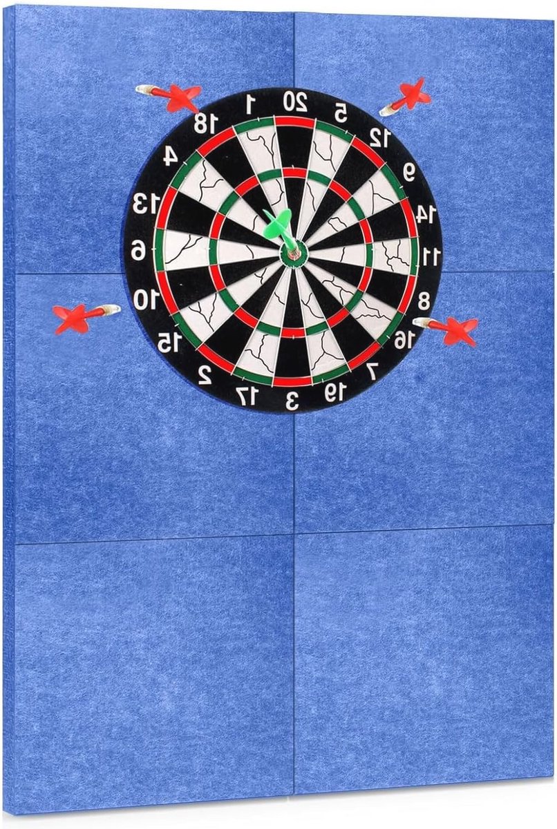 Dartboard Muurbescherming - 6 Stuks Zelfklevende Vilten Rand voor Wandbescherming