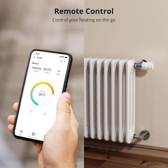 Slimme radiatorthermostaat Zigbee 3.0, extra wifi-product