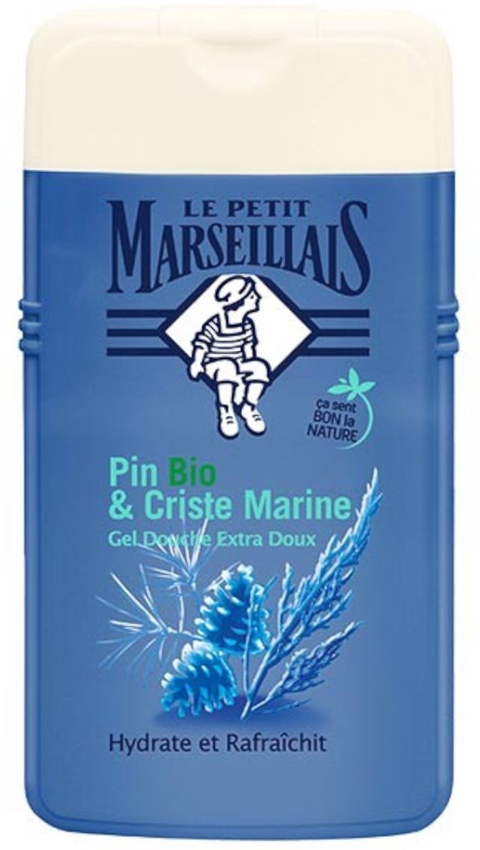 6x Le Petit Marseillais Douchegel Pin et Criste Marine BIO 250ML