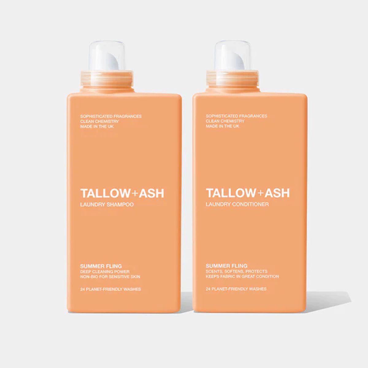 Tallow+Ash Summer Fling wasmiddel en wasverzachter-luxe wasmiddel met geur