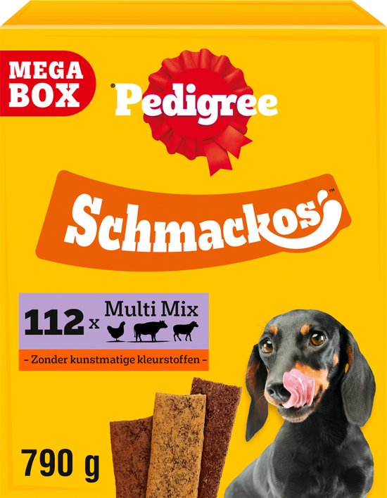 Pedigree Hondensnacks - Schmackos Megabox - 110 stuks