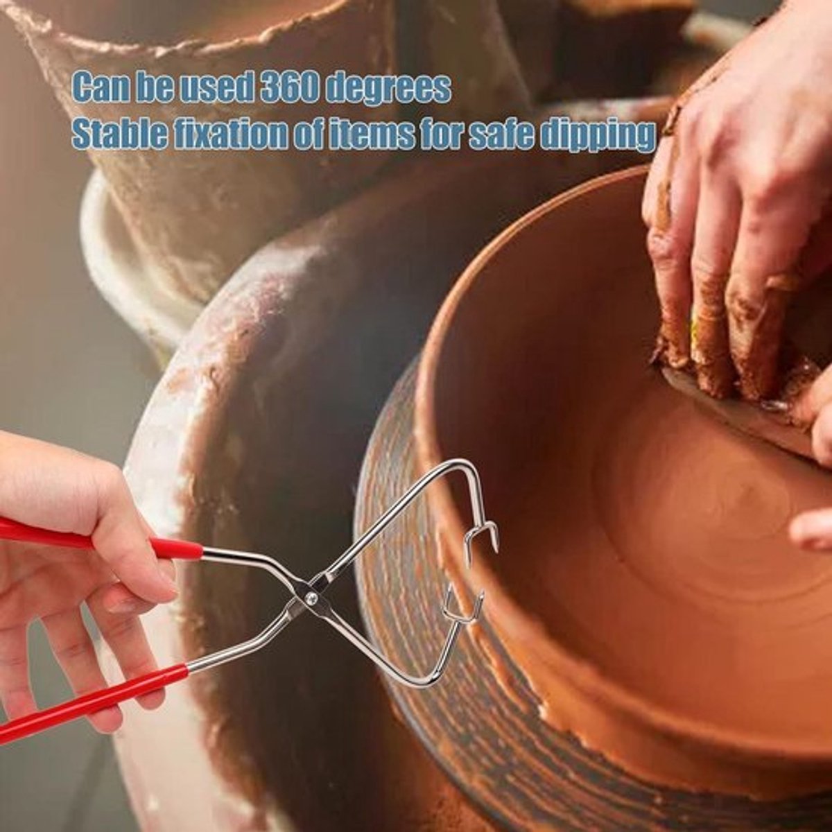 Sculpture Pliers: Stainless Steel Pottery Tools for Clay Modelling, Glazing, and Furniture Interaction
