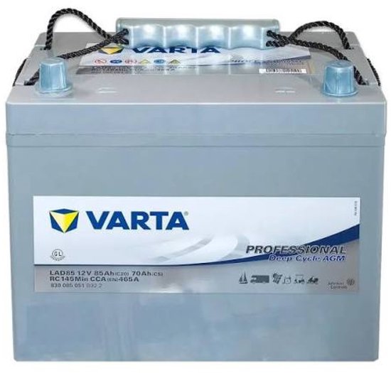 Varta LAD85 deep cycle agm 85ah accu