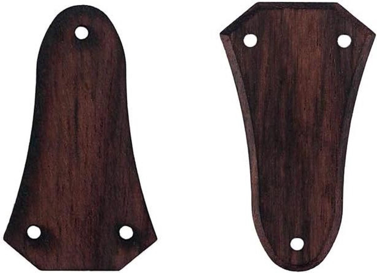 Ronte - Truss Rod Cover voor 3-Gaats Gitaar van Palissander - Gitaar Accessoires.