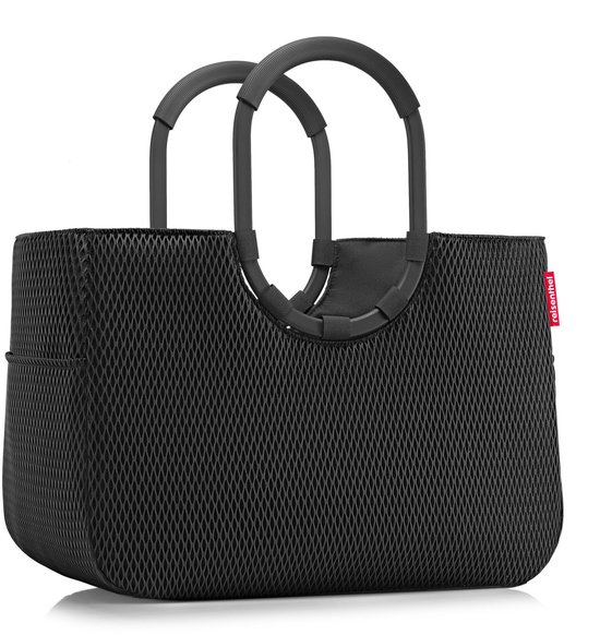 Reisenthel Loopshopper L Shopper Sac de Course - 25L - Mesh Noir