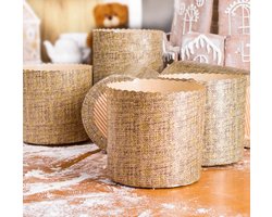 Panettone vormen papier 12 stuks - Anti-aanbak 12 oz - 4,33 x 3,35 inch - Geschikt voor oven en magnetron - Voor Panettone, cupcakes, muffins en brood