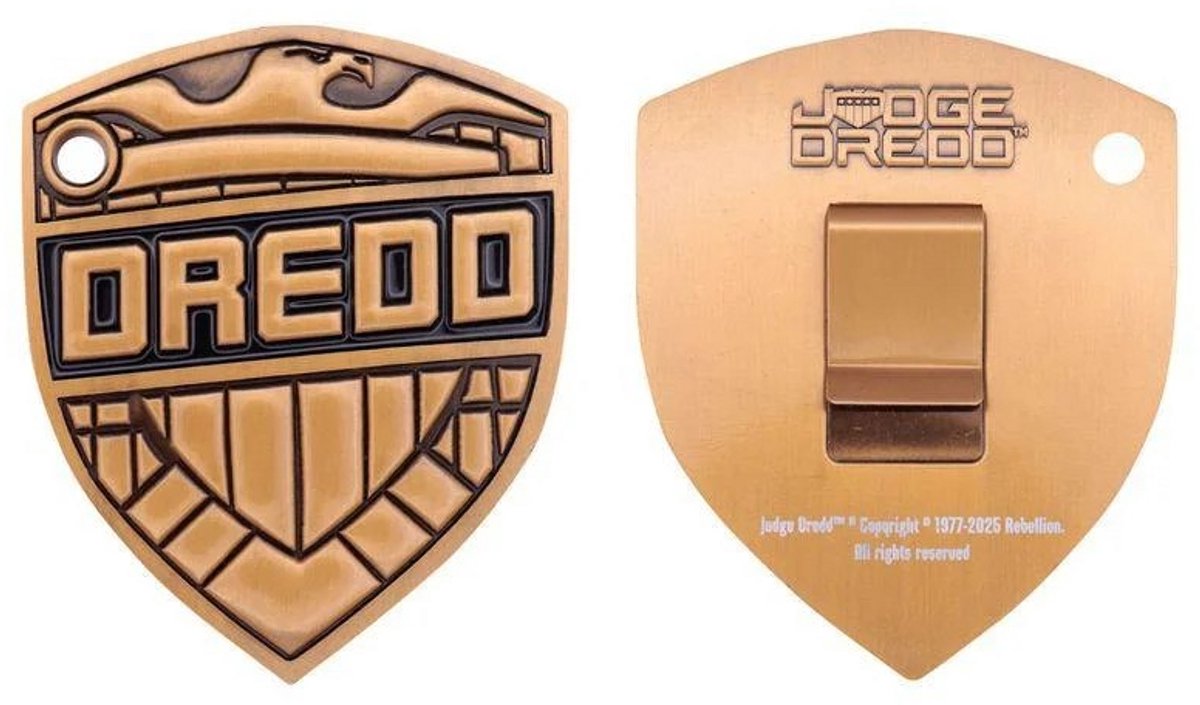 FaNaTtik 2000 AD Replica Judge Dredd Badge Limited Edition Replica: 1/1