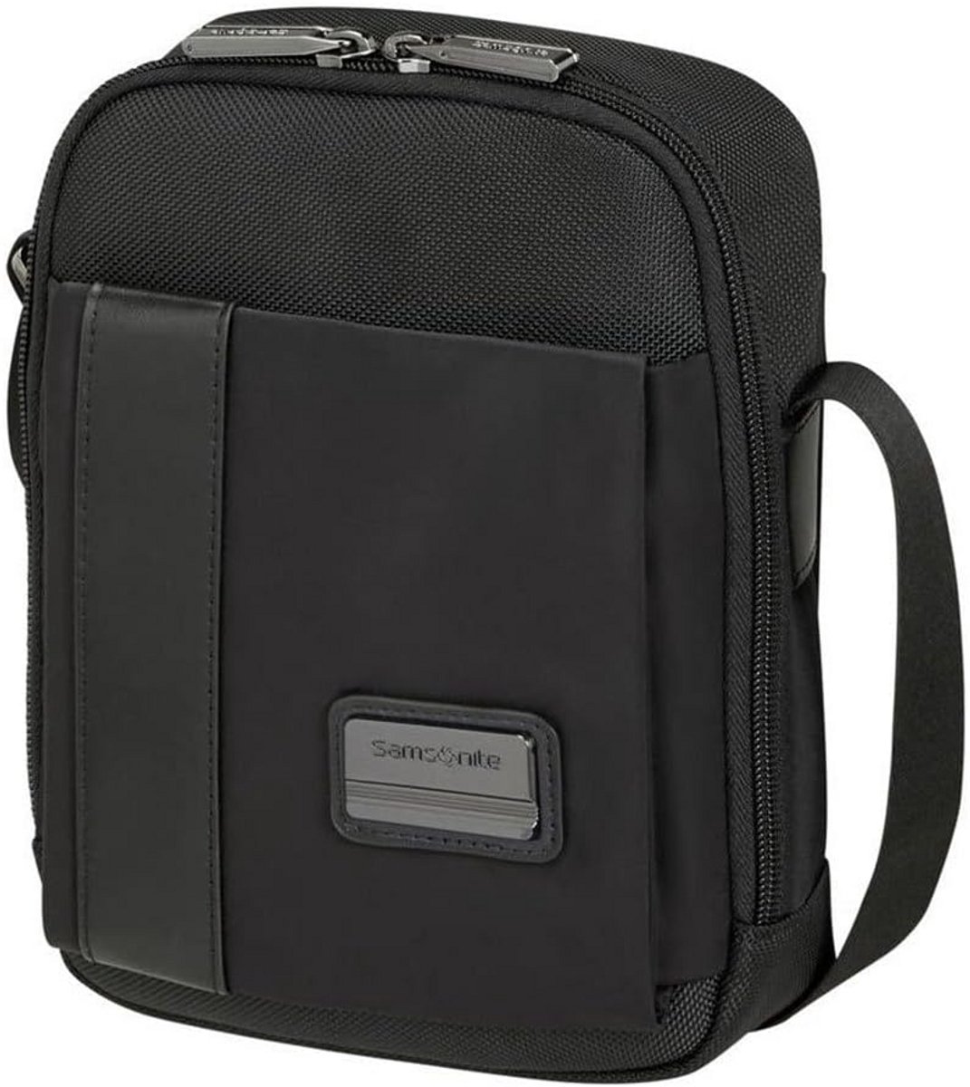Schoudertas voor 7,9 inch laptops - 22,5 cm, 2,5 L, zwart