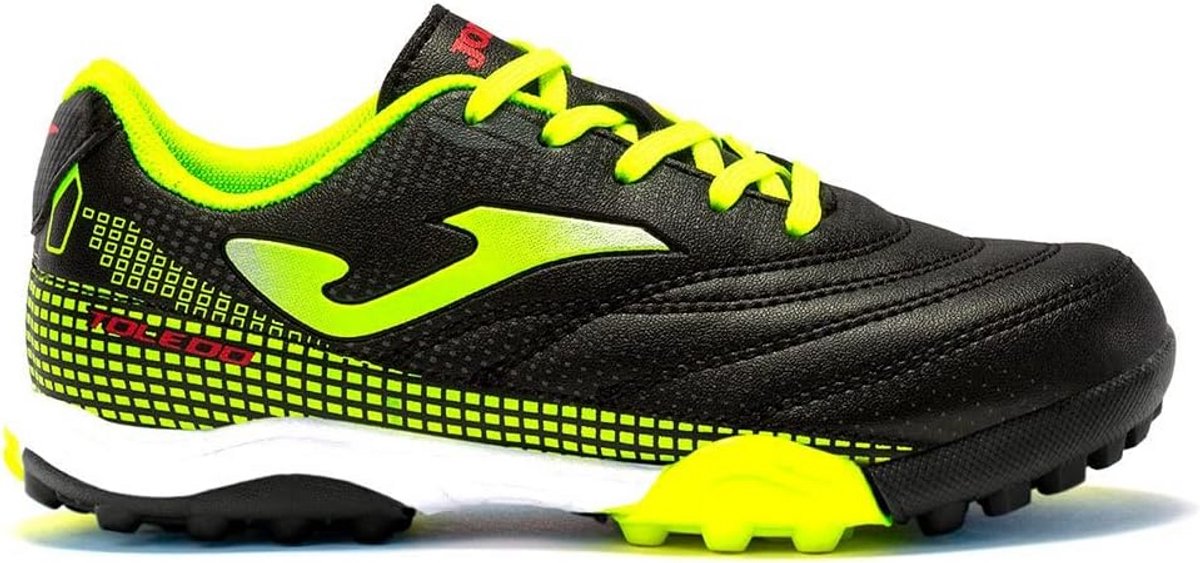 Voetbalschoenen voor kinderen - zwart geel turf
