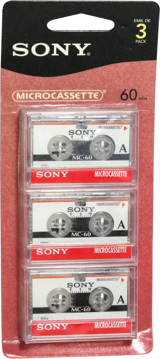 Sony Micro cassette 3MC60 3-pack