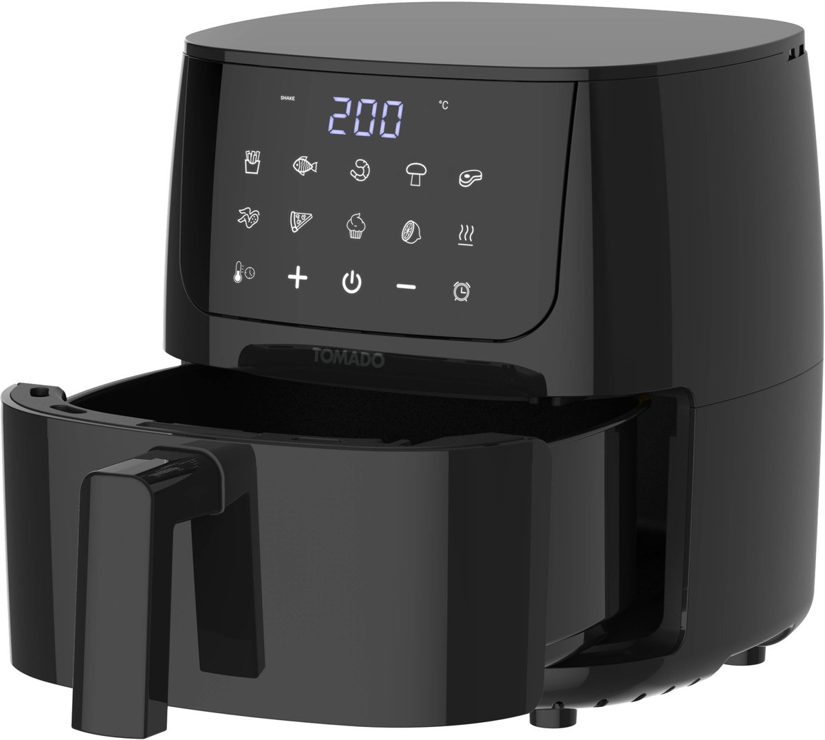 Tomado TAF2002B - Mini airfryer - Heteluchtfriteuse - 2 liter - Digitaal display - PFAS vrij — afbeelding 7