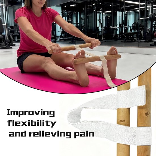 Verstelbare Hamstring Stretcher - Spierrekapparaat voor Thuis - Pijnverlichting & Flexibiliteit - Ideaal voor Yoga en Body Stretching van Fundermats — afbeelding 5
