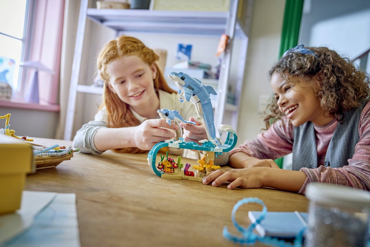 LEGO® Creator 3in1 Zeedieren: Prachtige Dolfijnen - Bouw Om tot een Zeepaardje of Krab - 31385 — afbeelding 19