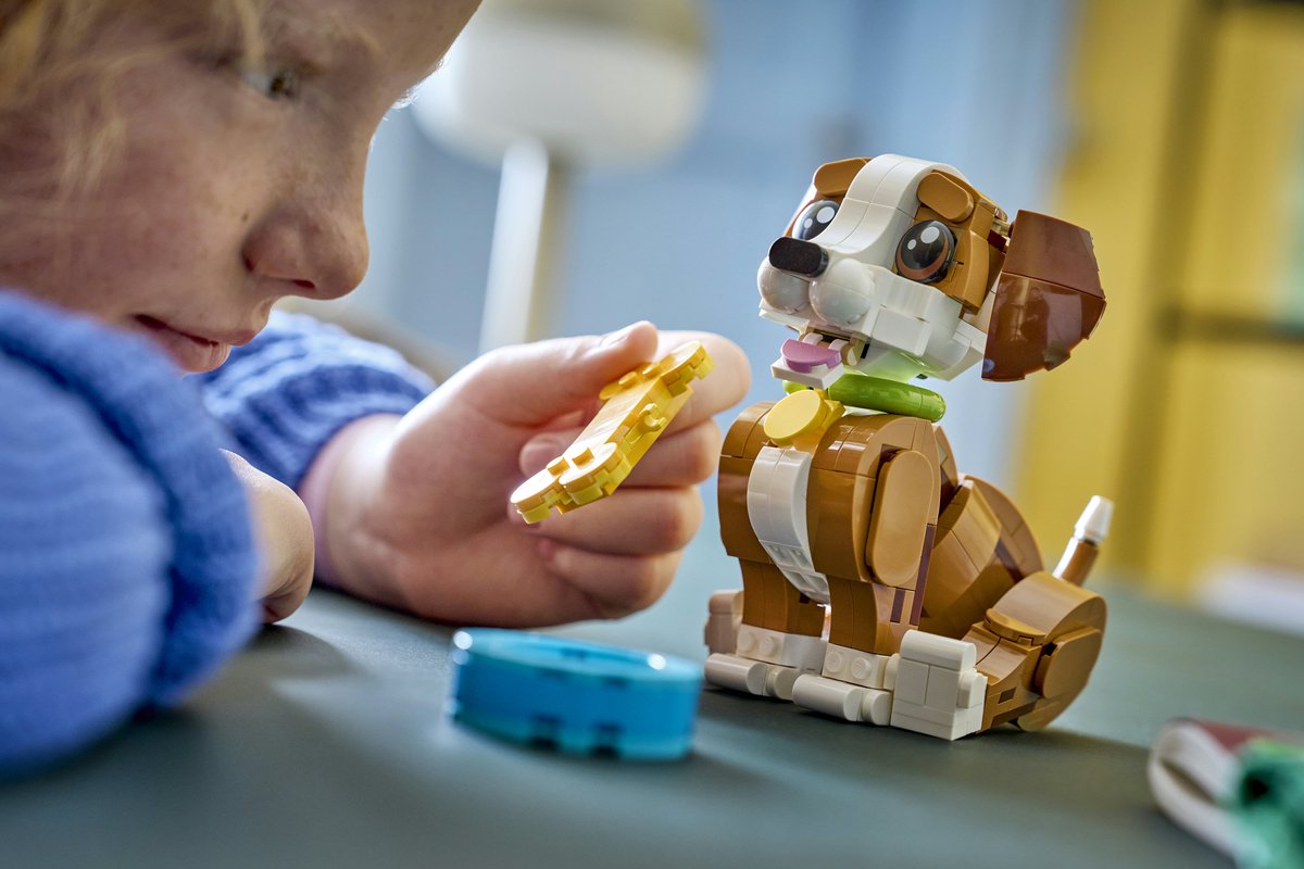 LEGO® Creator 3in1 Schattige dieren: Speelse Puppy - Dierenset - Bouw Om tot Eekhoorn of Eend - 31382 — afbeelding 23