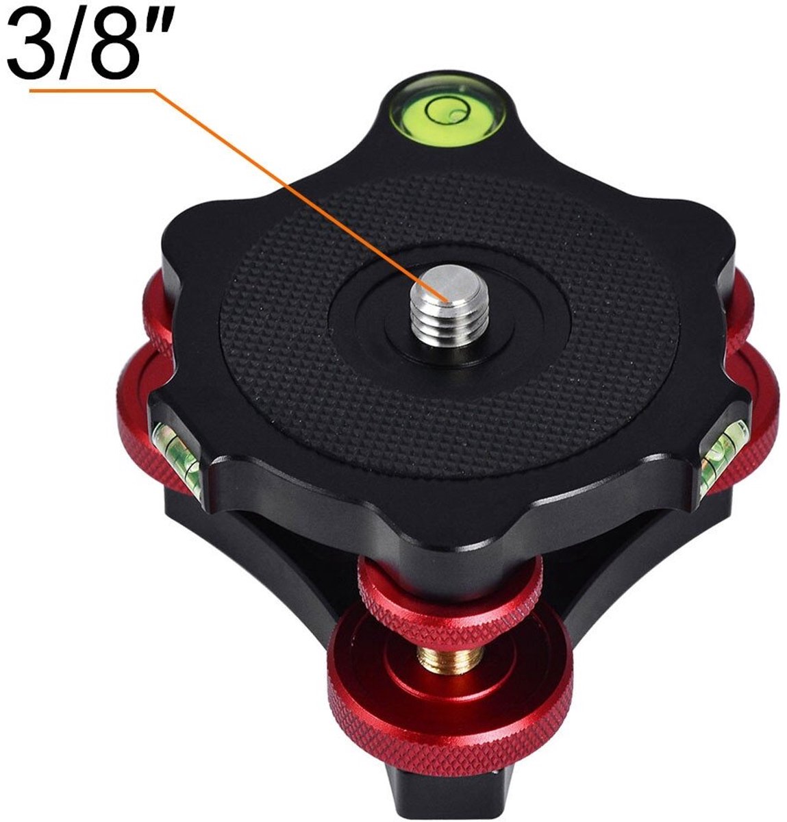 Statief Leveling Base / Precisie Waterpas Statiefkop Leveler - Type LP-64
