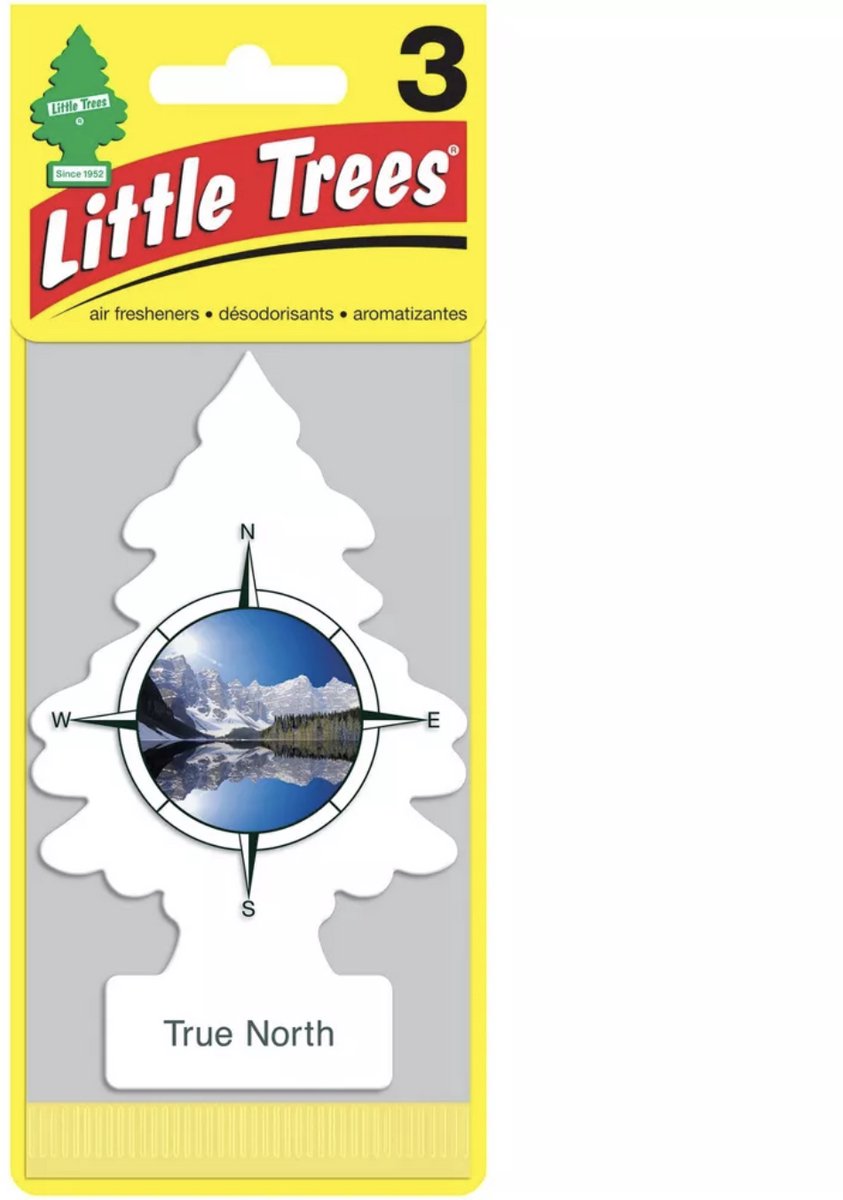 True North Little Trees - Luchtverfrisser voor auto - 3-pack, geur