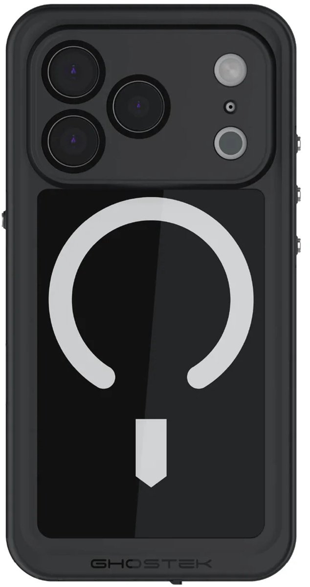 Ghostek Hoesje geschikt voor Apple iPhone 17 Pro Waterdicht MagSafe Telefoonhoesje Hardcase | Ghostek Nautical Slim Backcover Shockproof | Geschikt voor MagSafe | Geschikt voor Draadloos Opladen met Magnetische Ring | Geschikt voor MagSafe Case -