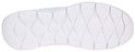 Onderkant van een witte Skechers GO WALK FLEX sneaker met een golvend patroon.