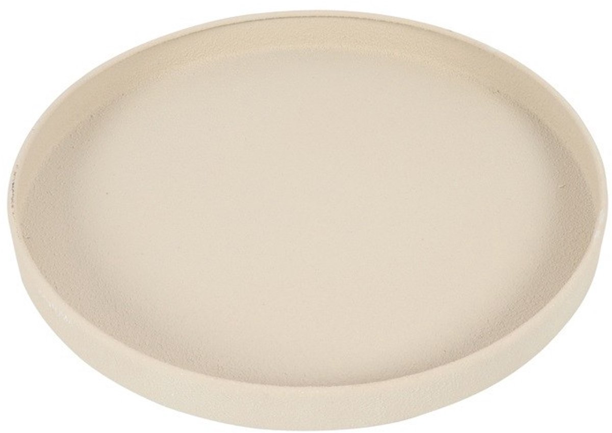 Dienblad Sariss | Large | Crème | Metaal | L45 x B45 x H3CM