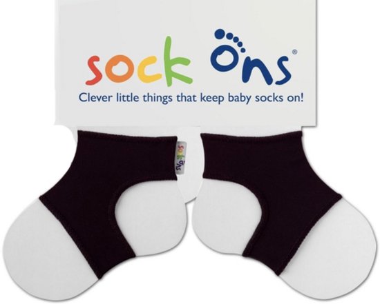 Playshoes - Sock Ons 6/12 maanden - Opensokjes - Zwart - 1 paar