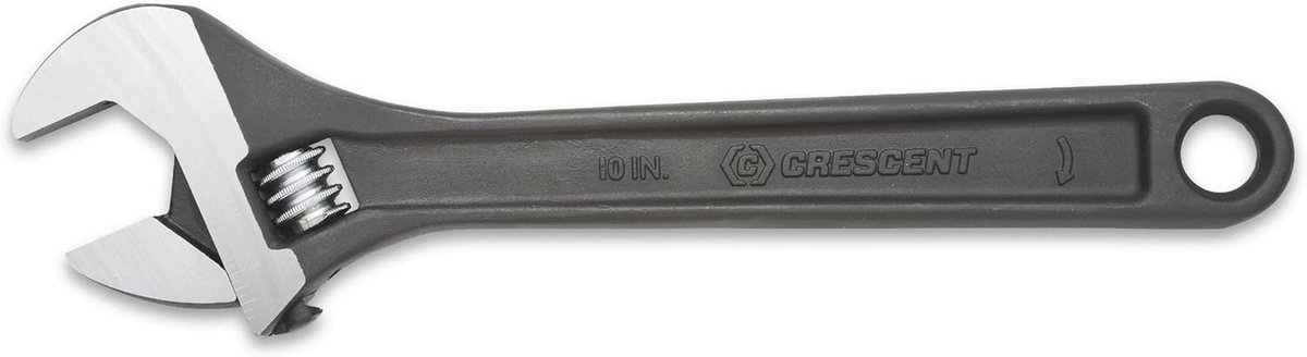 Verstelbare Moersleutel met Zwart Oxide Afwerking - 254mm/10-inch