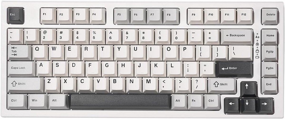 Mechanisch Toetsenbord 75% Draadloos met RGB Achtergrondverlichting en Hot-Swappable Schakelaars