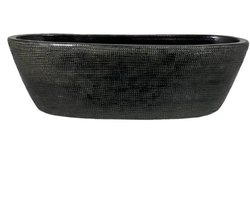 Planter tokio ovaal l40b14h12cm groen