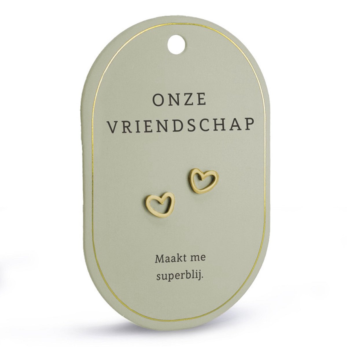 Oorbellen - Goud - Vriendschap