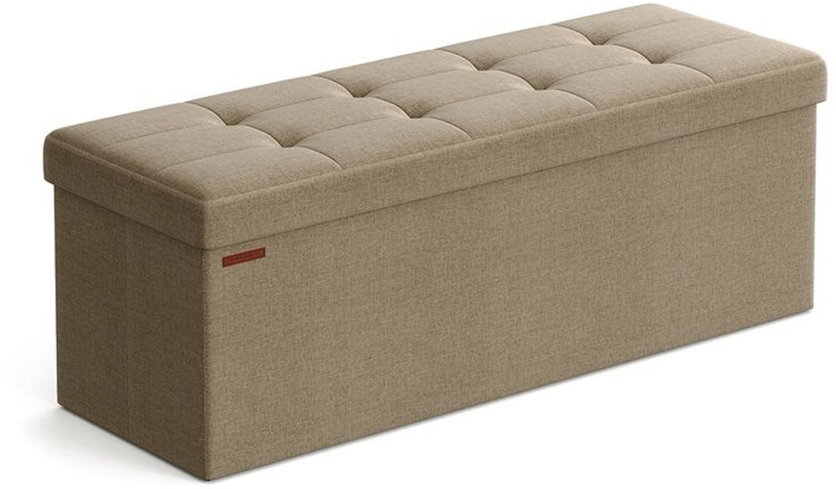 Opbergbank – 38x110x38 cm – Met opbergruimte – Grijs