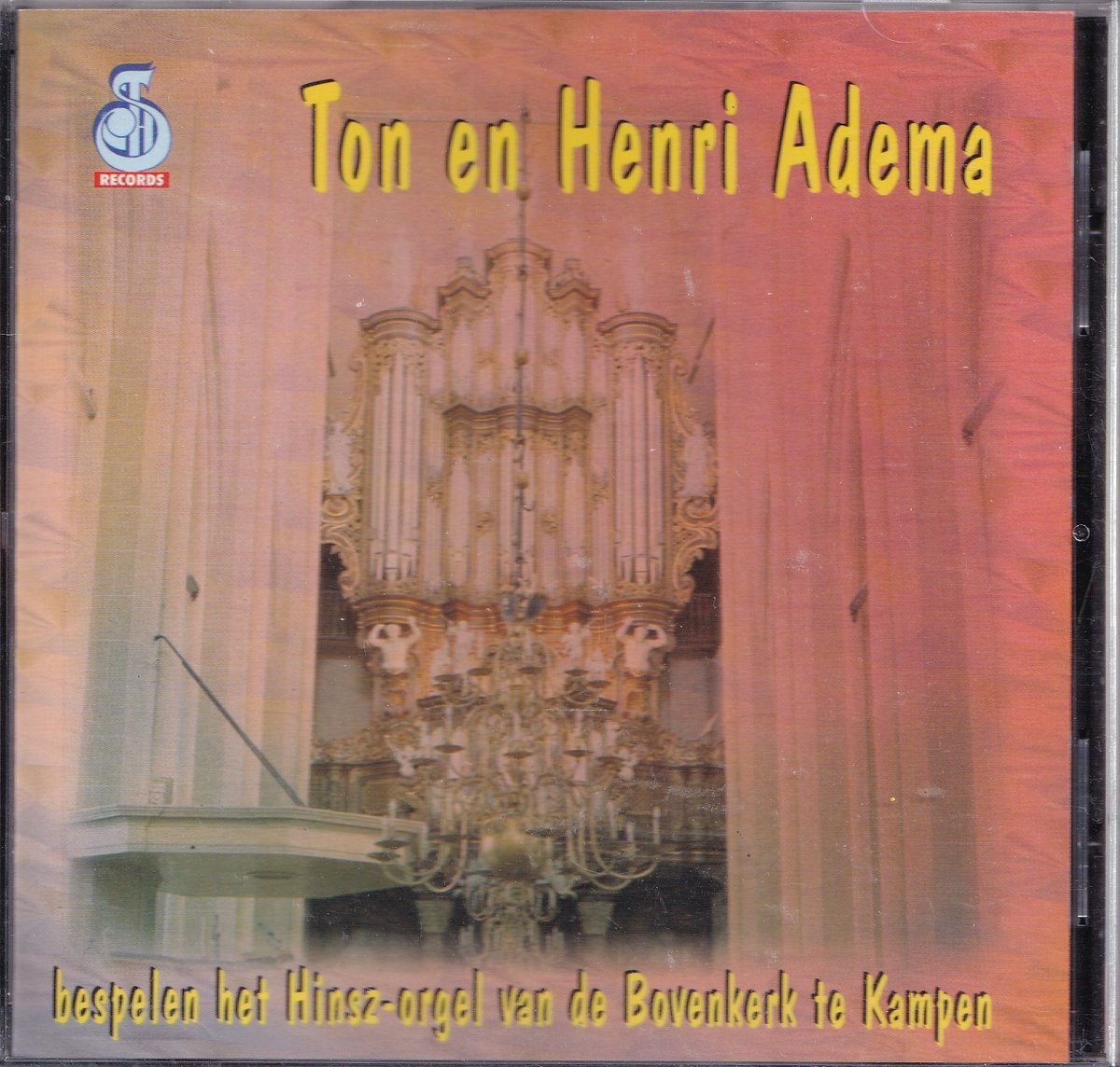 Ton en Henri Adema bespelen het Hinsz-orgel van de Bovenkerk te Kampen