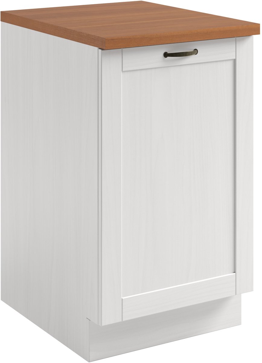 Notio Living Teramo Onderkast met 1 Deur - Massief Grenenhout - 50 x 60 cm Wit