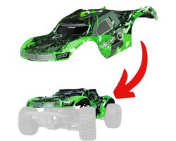 Overmax X-Hooligan Carrosserie – RC Auto Body – Vervangende Kap voor X-Hooligan – Accessoire voor RC Monster Truck – Nieuwe Look – Duurzaam & Lichtgewicht – Gemakkelijke Montage – Personaliseer je RC – Off-Road Race & Stunt Design