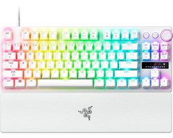 Razer Huntsman V3 Pro Tenkeyless - Gaming Toetsenbord - Polssteun - Optische Switches - Qwerty - Wit