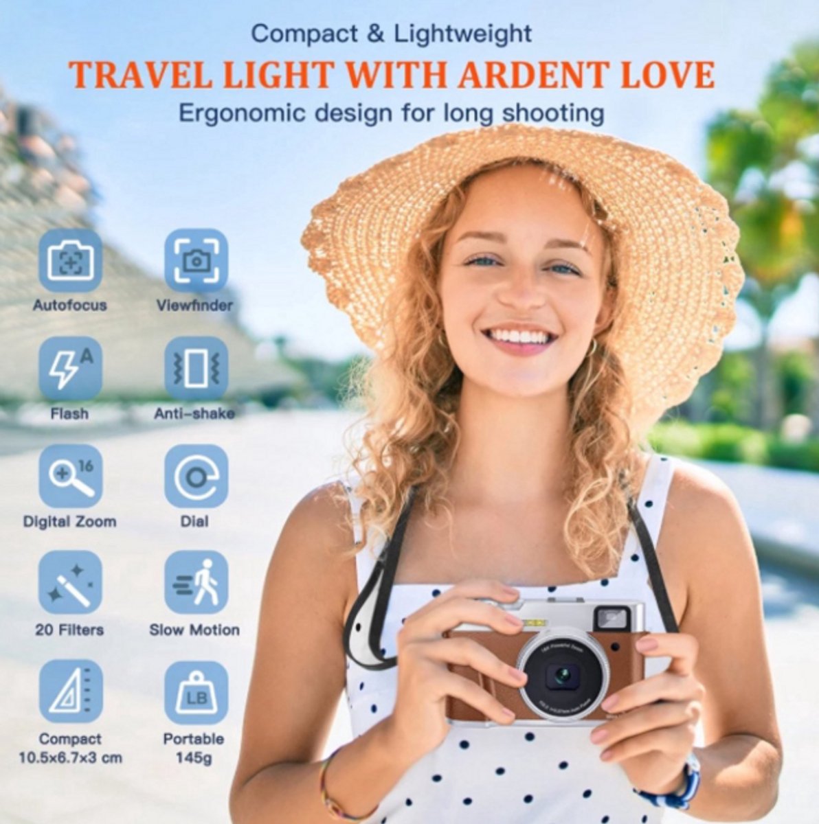 4K Vlogging Camera 48MP met Autofocus thumbnail 6