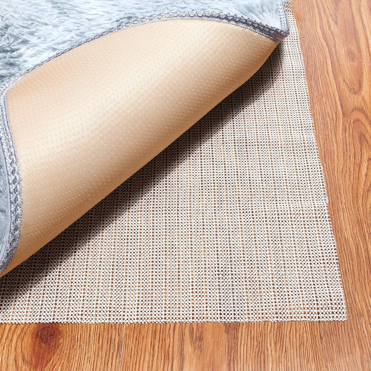 Candala Antislip tapijtonderlegger, 220 x 160 cm, mesh, antislipmat voor tapijten, pvc, op maat te snijden, wasbaar, antislip, tapijt, laden, planken, matras, bank