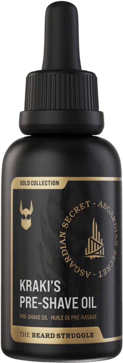 The Beard Struggle KRAKI PRE SHAVE OIL Asgardian Secret
