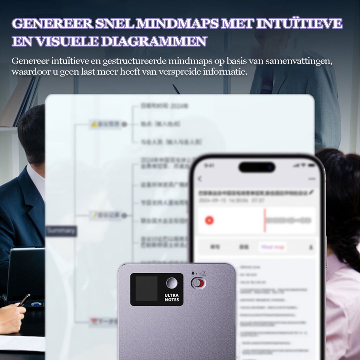 Topmelon AI Voice Recorder - Slimme Spraakrecorder met AI - afbeelding 2
