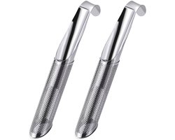 2Pieces Infuseur Thé,à Filtre en Stainless Steel Tea de Passoire Maille Fine,Lekker Tube Infuser Filter kruiden Filter,Sachet Vrac Filters Tamis,voor Bouteille Tasse Infusion Fines Filtrante